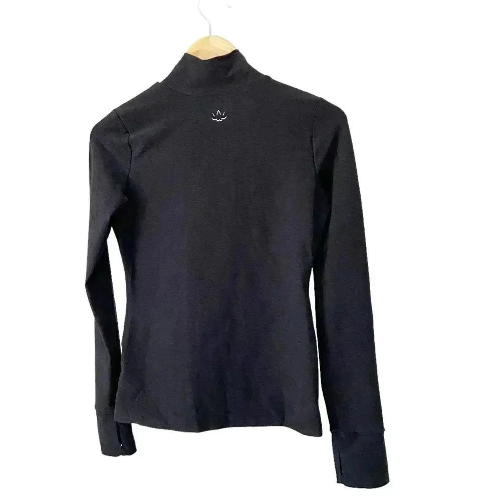 NEW Beyond Yoga Spacedye Captivating Turtleneck Pullover Dark Night size Small - Picture 2 of 7